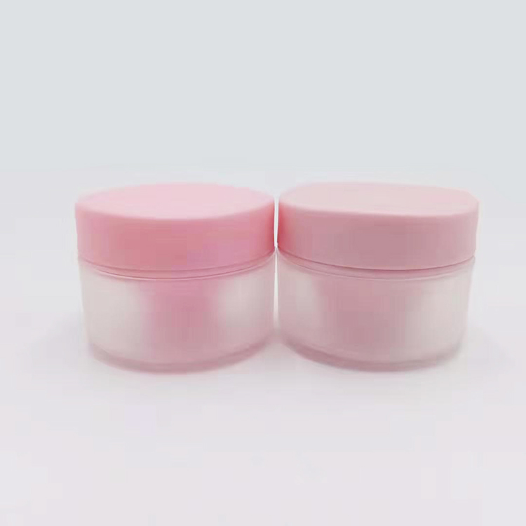 10g pink matte cream jars